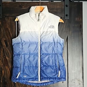 The North Face Blue Ombre 700 Vest